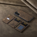 Case de Couro Slim + Carteira Magnética • Promoção 2 em 1