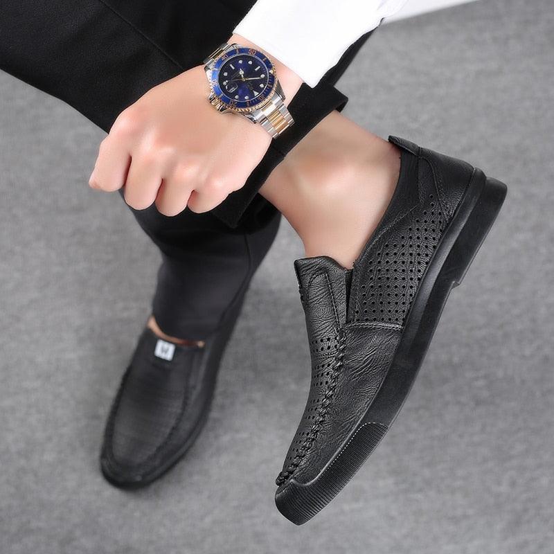 Sapato Mocassim de Couro Cantini