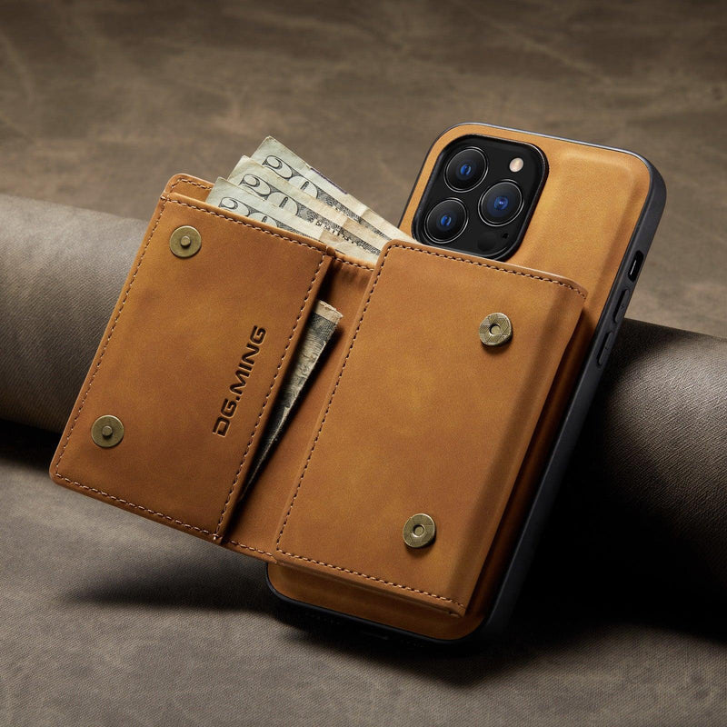Case de Couro Slim + Carteira Magnética - Promoção 2 em 1