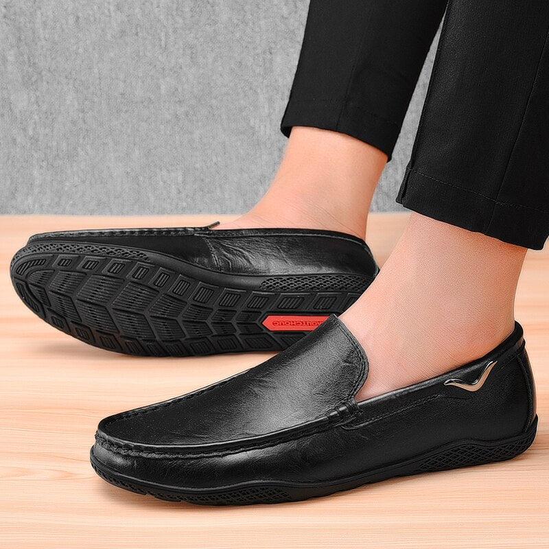 Sapato Mocassim de Couro Stefano