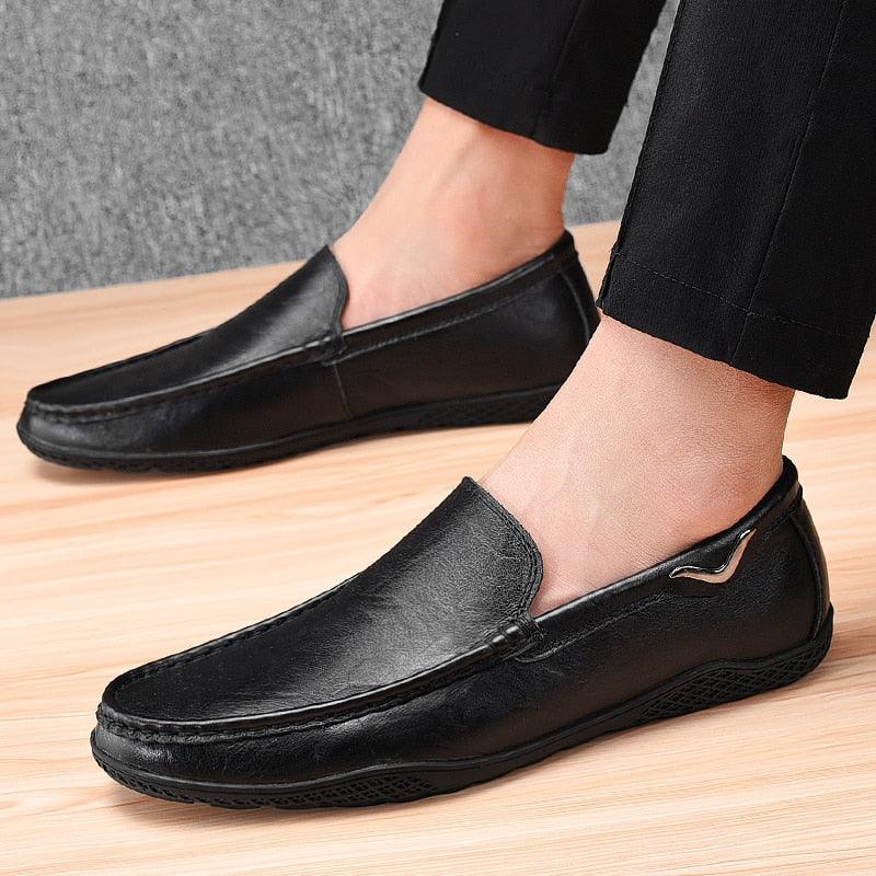 Sapato Mocassim de Couro Stefano