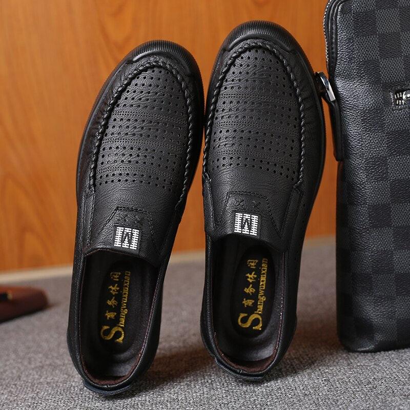Sapato Mocassim de Couro Cantini
